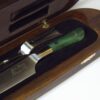 Carving set - Jade handled - Image 6